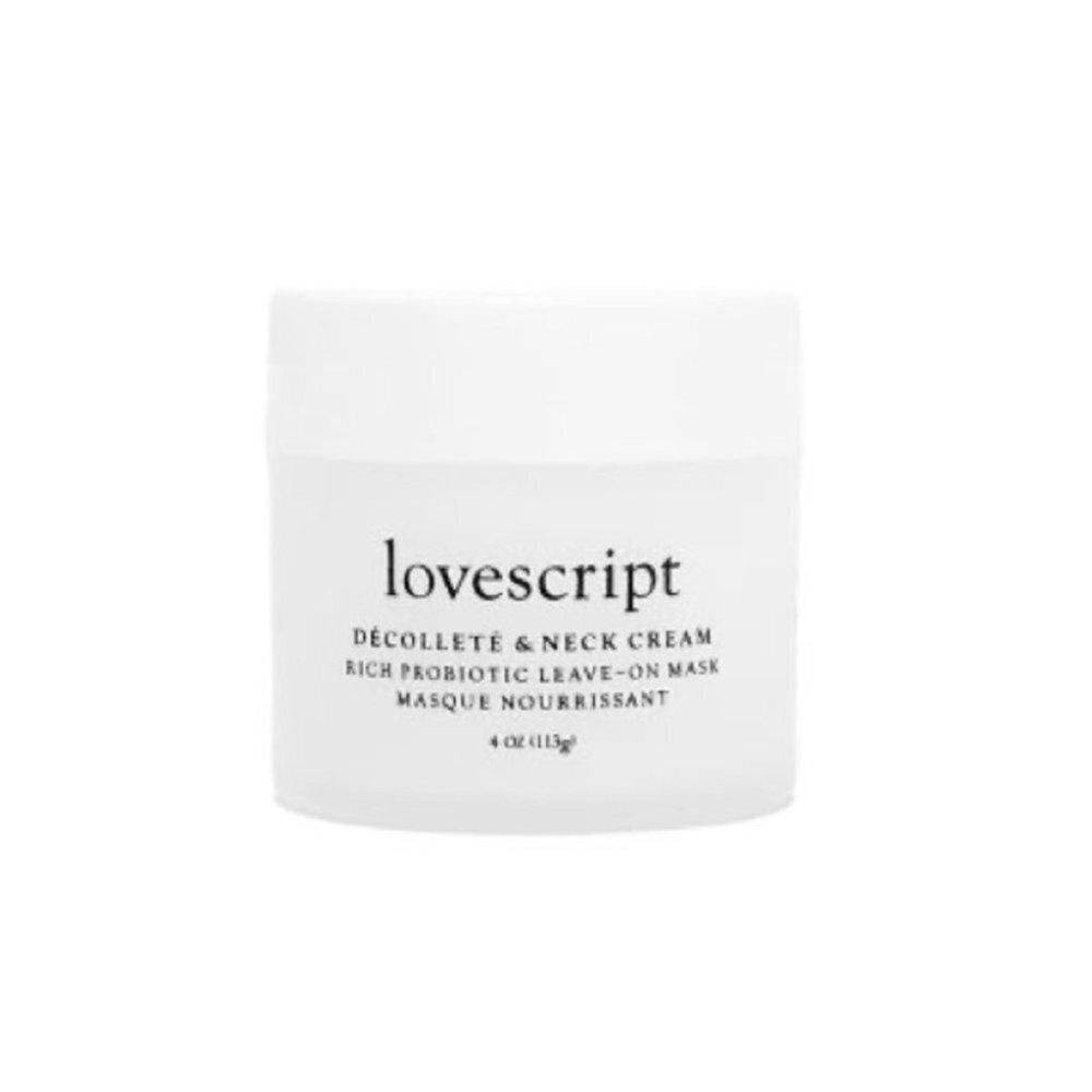 Lovescript  Décolleté & Neck‎ Cream Pre + Probiotic Complex Leave-On Mask